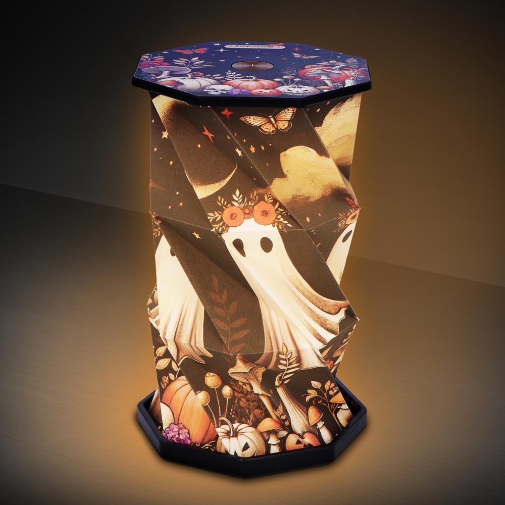 Halloween Ghost Lamp Foldable LED Night Light Harvest Haunting Decoration
