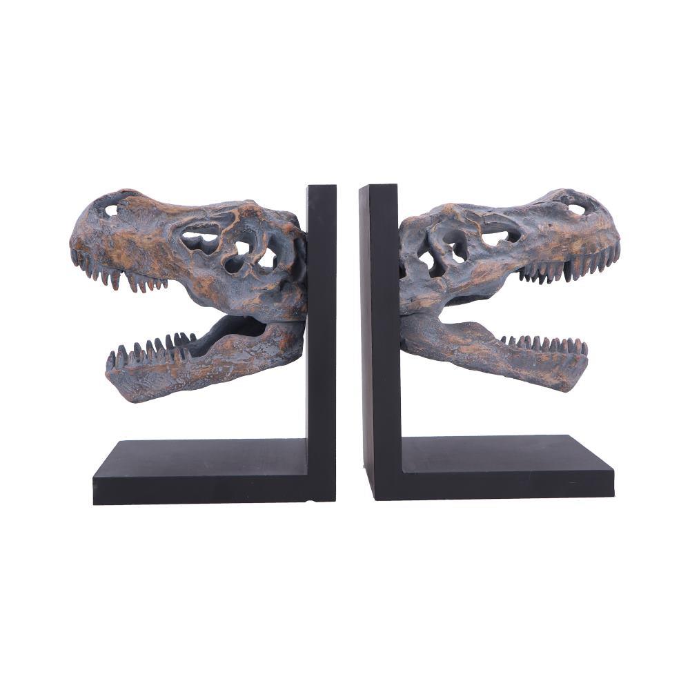 Tyrannosaurus Rex Skull Bookends Dinosaur Skeleton Display Jurassic Decor