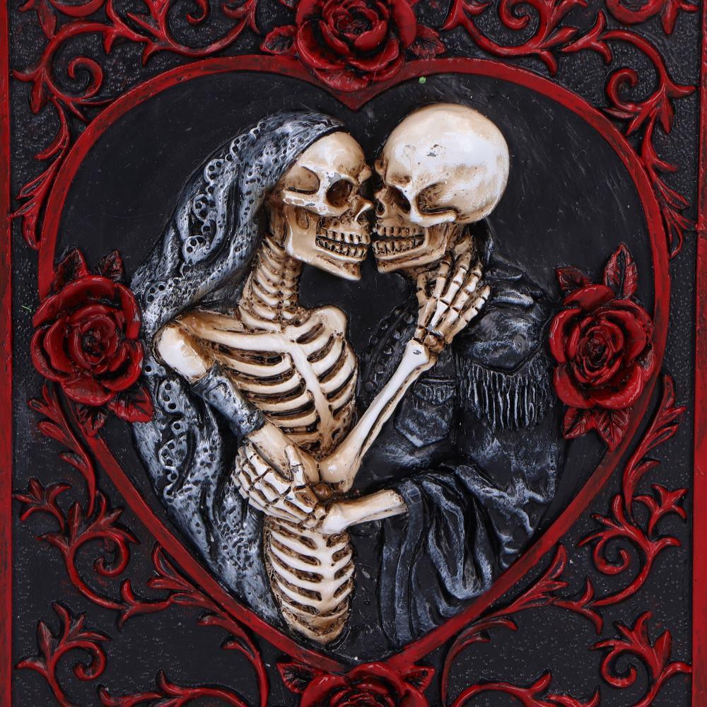 Macabre Skeleton Lovers Grimoire Journal Gothic Horror Couple Notebook Art