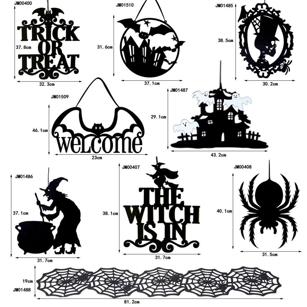 Witch door decoration