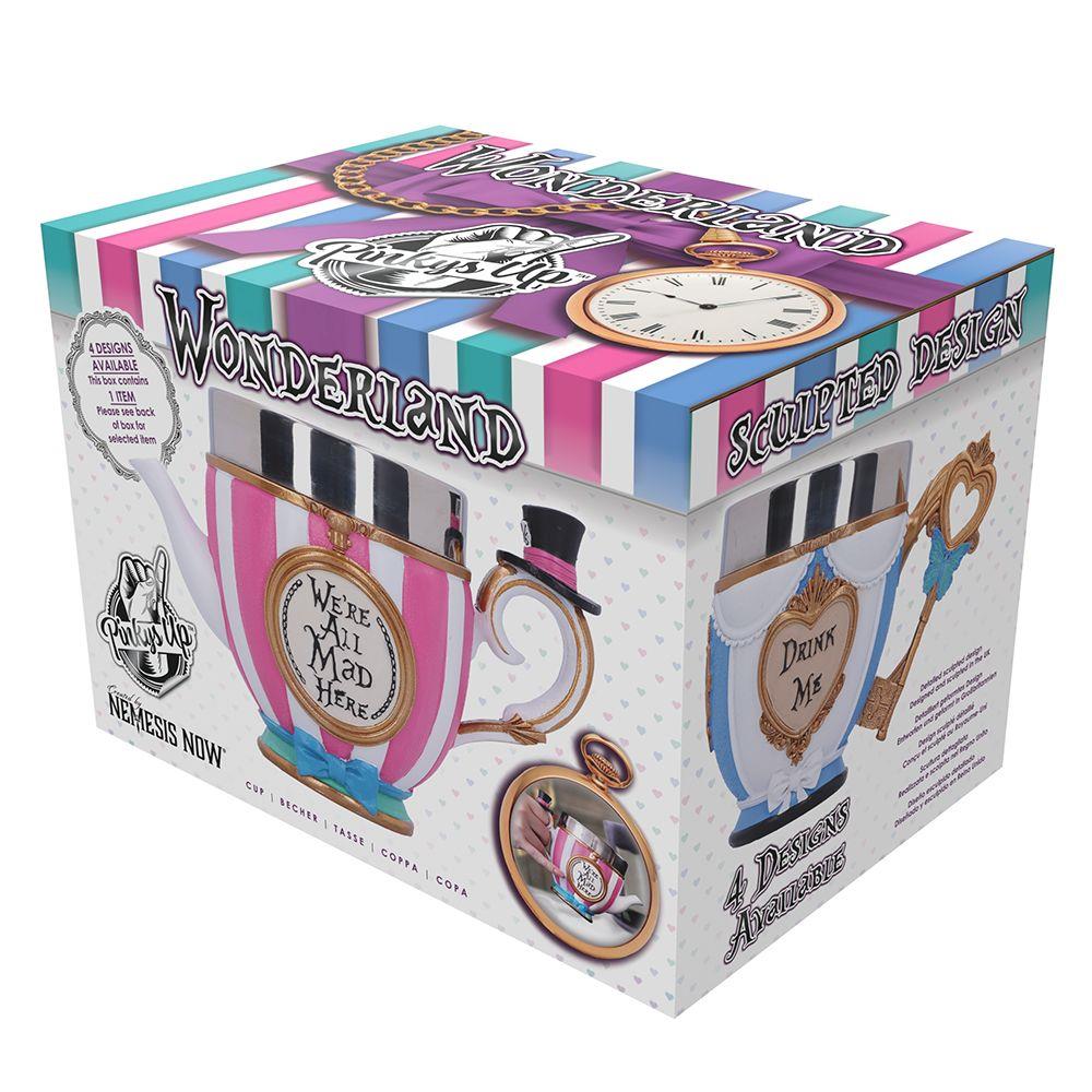 Pinky's Up Mad Hatter "We're All Mad Here" Cup 11cm - Exclusive Nemesis Collection