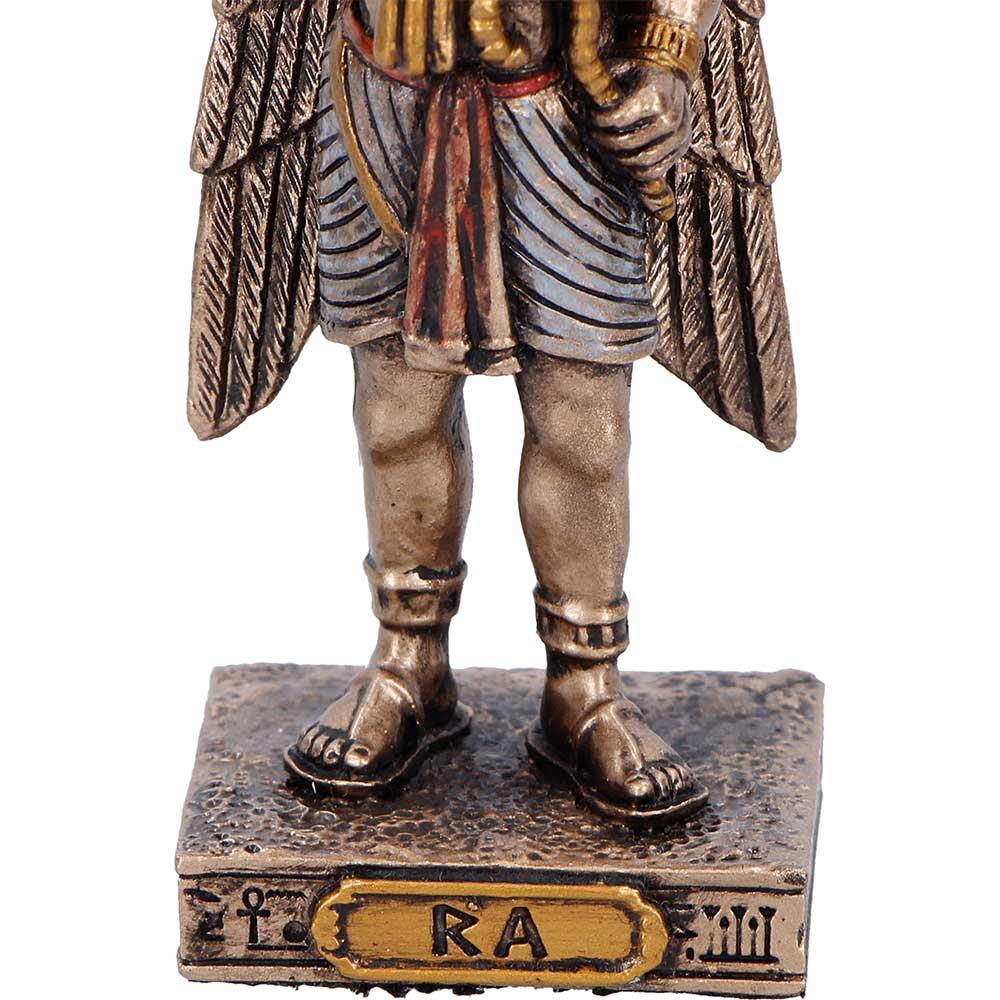 Small Ra Sun God Mini Figurine Egyptian Mythology Statue Ancient Egypt Decor
