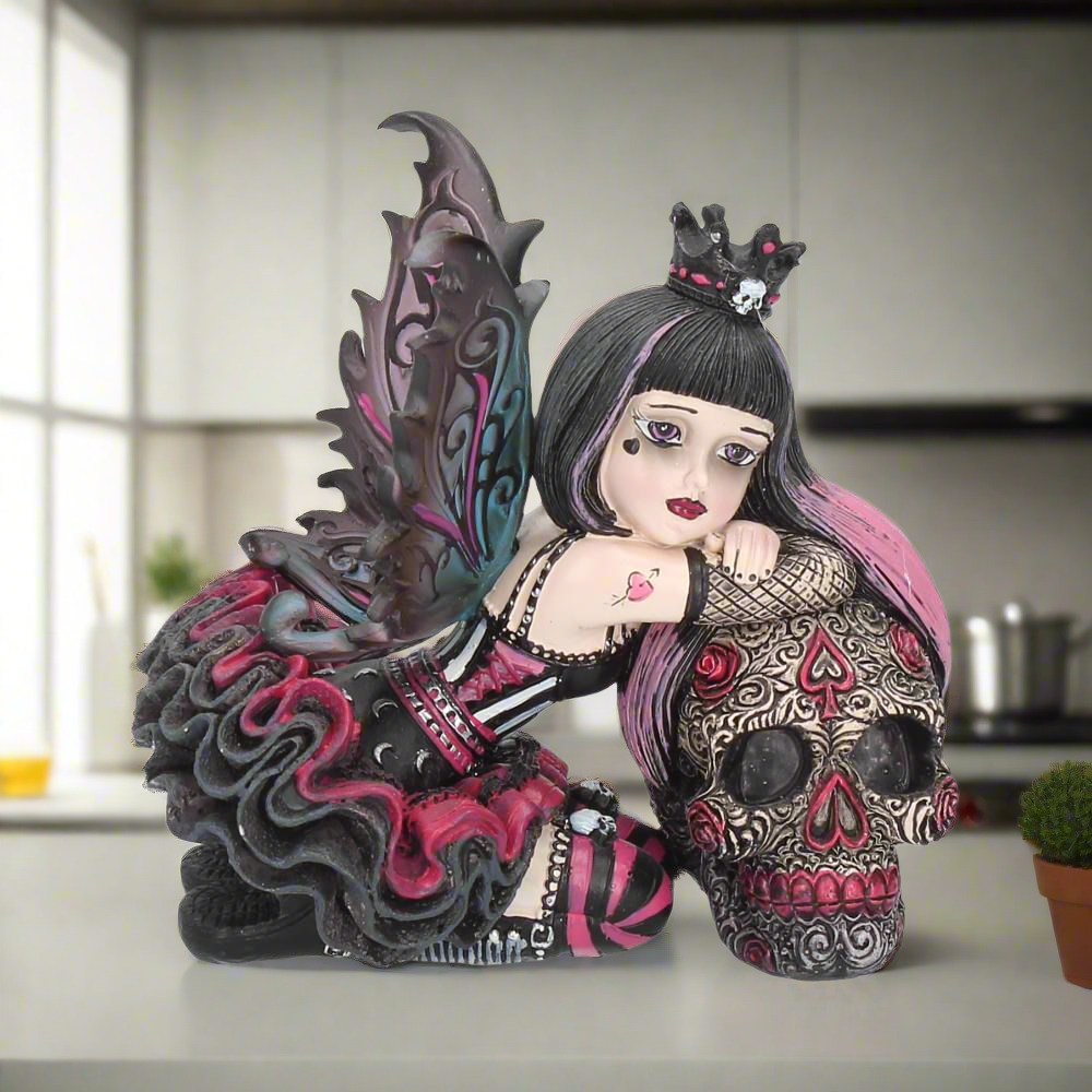 Lolita Gothic Dark Fairy Figurine 12 cm