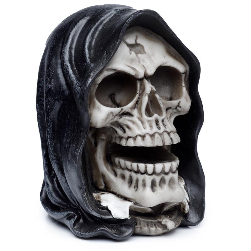 Reaper Skull Gothic Statue - Halloween Collectible Ornament Figurine
