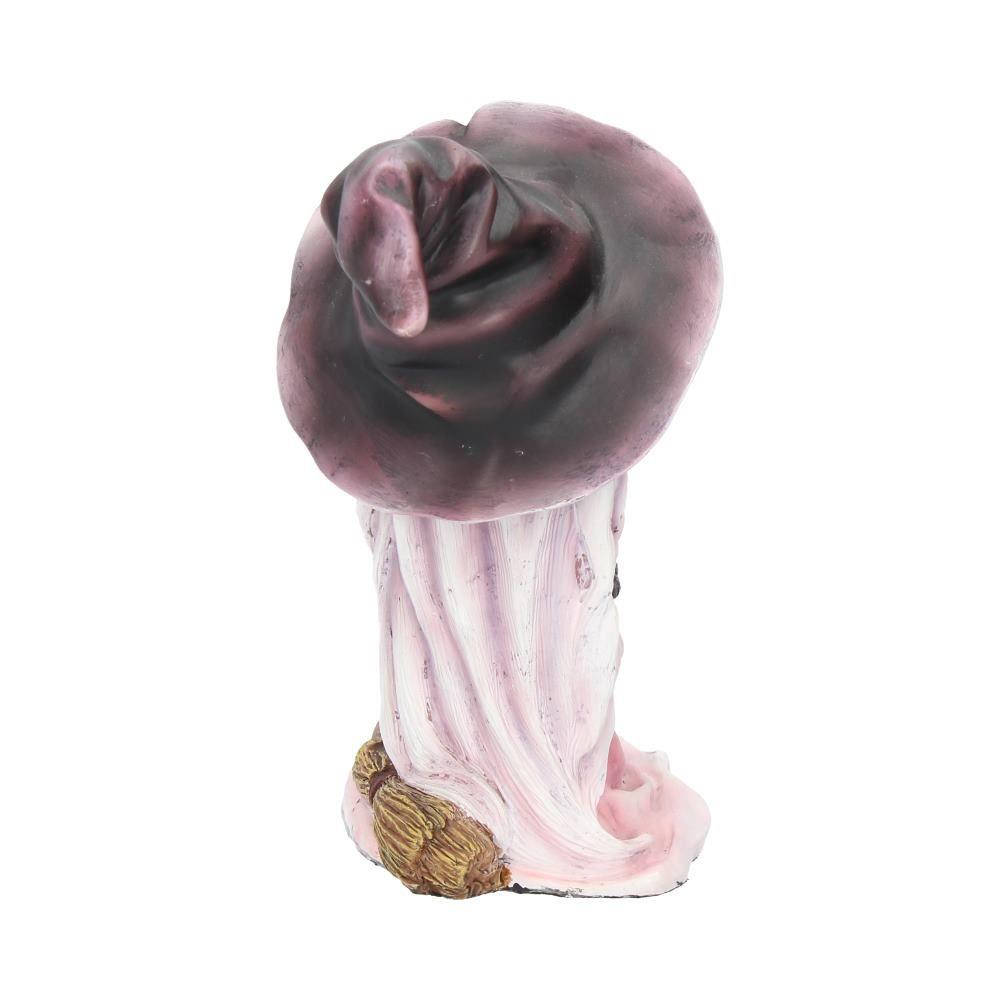 Rosa 15cm Witch Figurine with Black Cat | Cute Handcrafted Resin Ornament