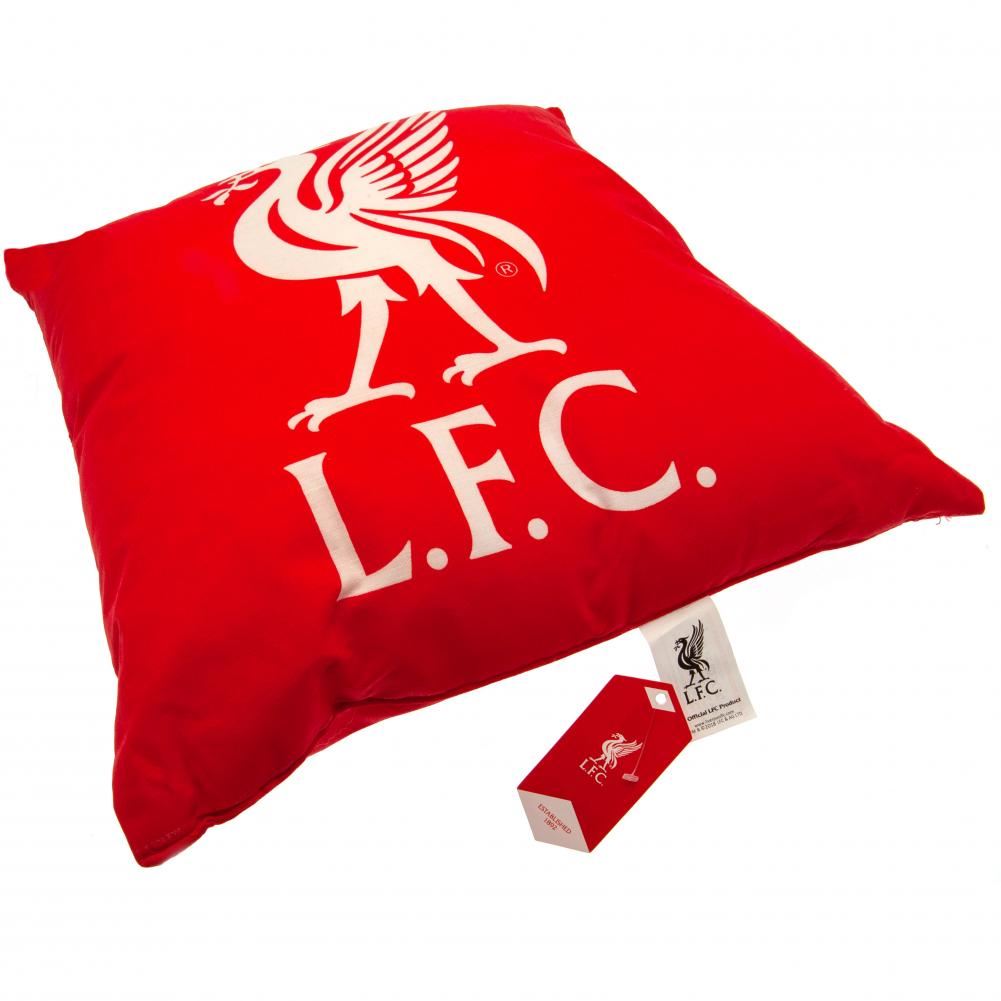 Liverpool FC Cushion Supporter Memorabilia Pillow Club Logo Gift Idea for Fans