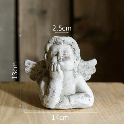European Style Retro Angel Candle Holder Ornaments