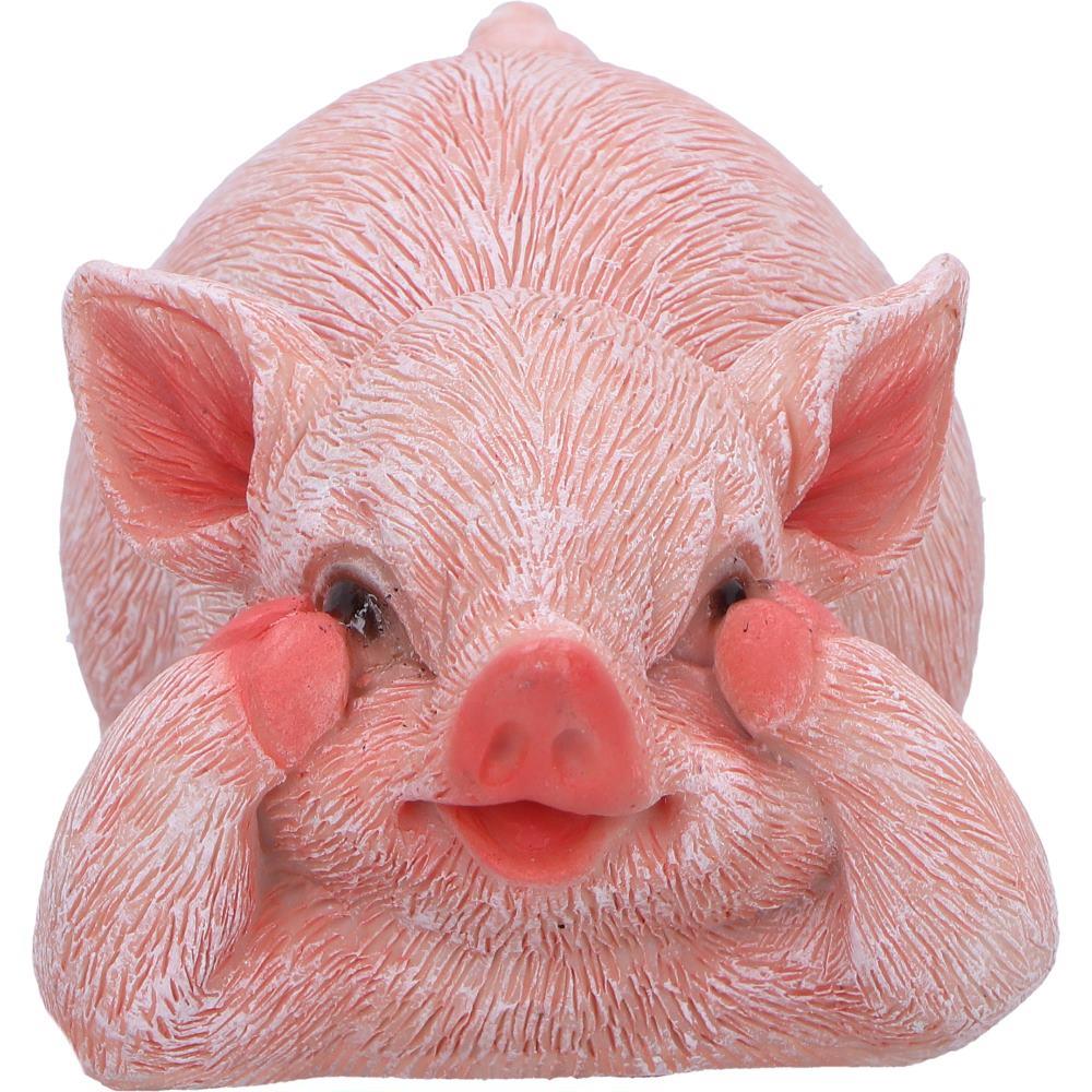 Three Wise Pigs Figurines Hear No, See No, Speak No Evil Cute Pig Ornaments Gift