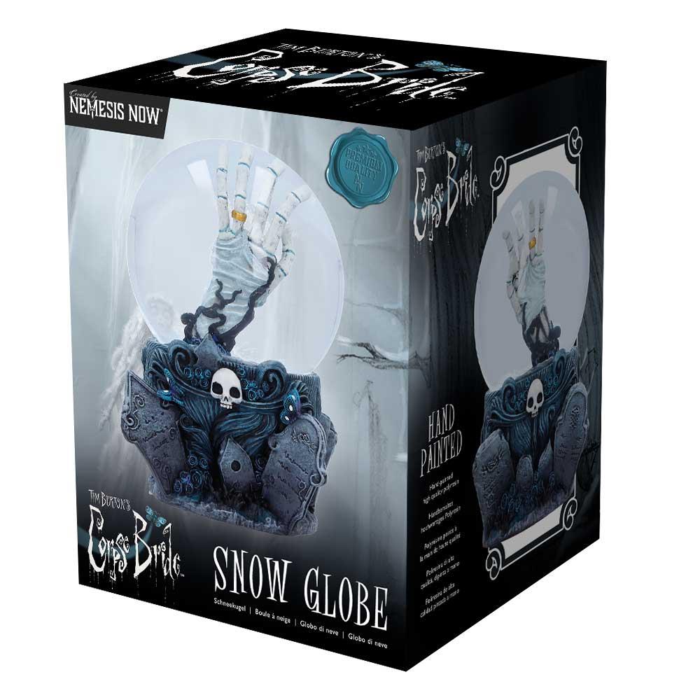 Corpse Bride Emily Hand Snow Globe Tim Burton Licensed Gothic Ornament Art