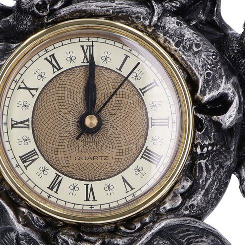 Standing Bat Clock Gothic Vampire Decor Hand-Painted Nemesis Now