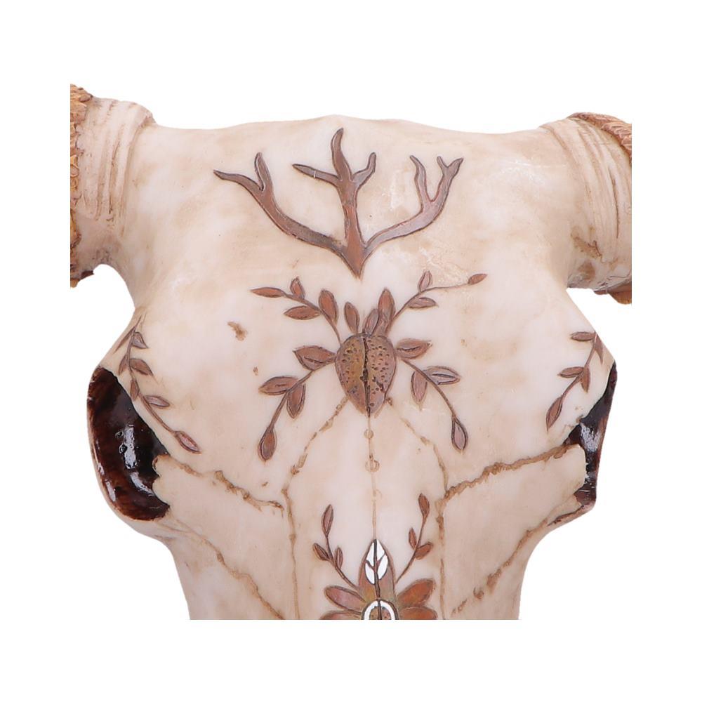 Bison Skull Ornament Western Wall Decor Rustic Boho Sculpture Tribal Display