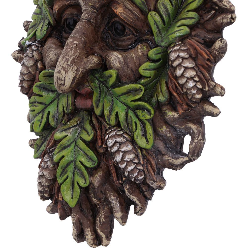 Autumn Horned Forest Spirit Ornament Woodland Pagan Plaque Wiccan Decor