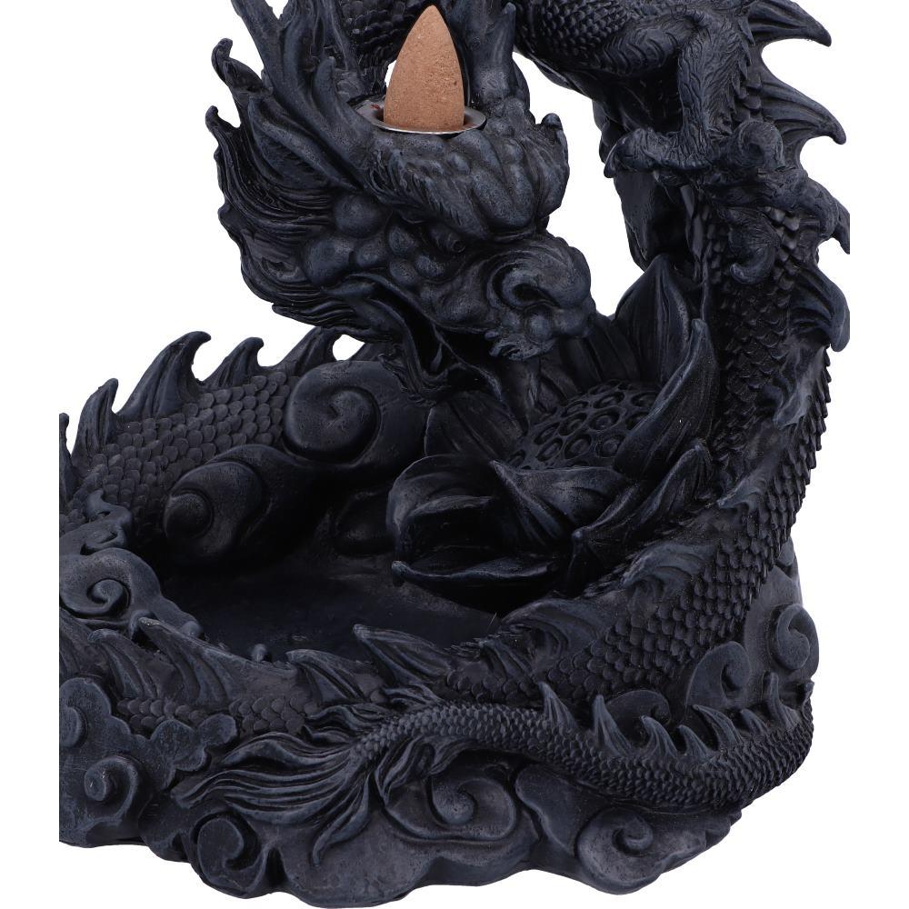 Mystical Dragon Backflow Incense Holder Gothic Smoke Aromatherapy Feng Shui