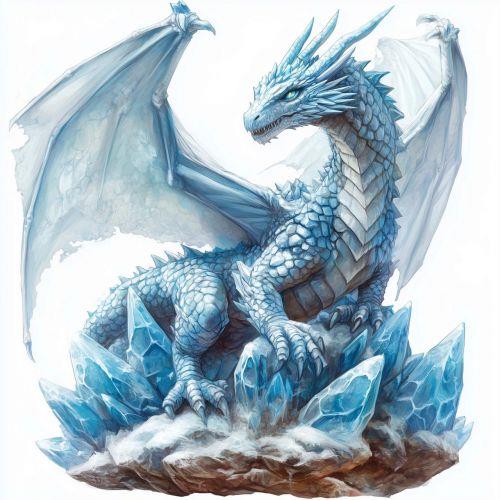 Ice Dragon Metal Wall Plaque | Embossed Fantasy Decor | 41.5x40cm Gothic Dragon Art