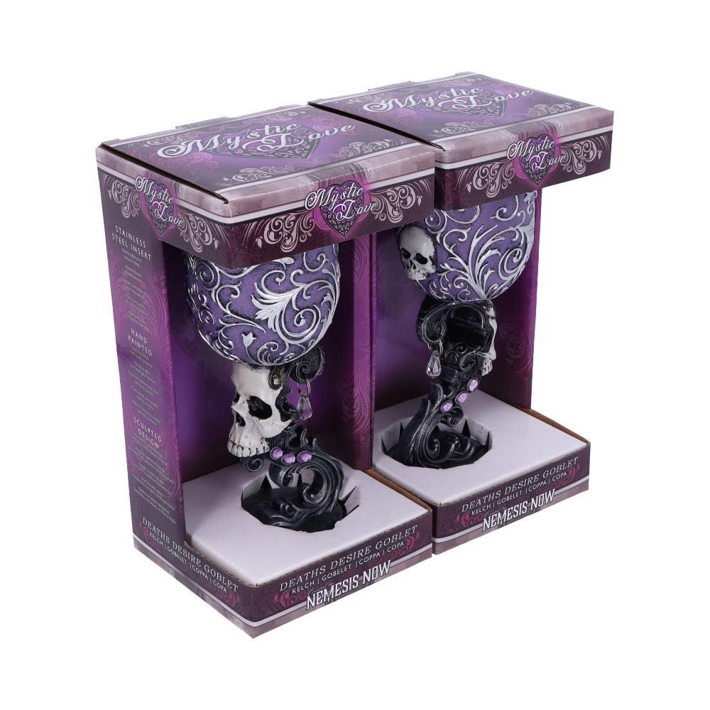 Gothic Set Skull Goblets Heart Shaped Chalice Dark Fantasy Occult Altar Wine Cups
