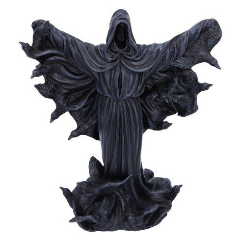Reaper Dark Angel Gothic Decor Statue – Hand-Painted Fantasy Collectible, 28 cm Resin Figurine