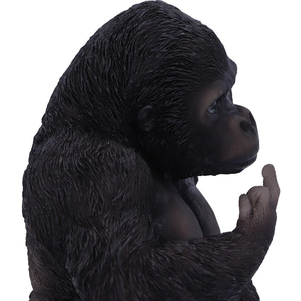 Cheeky Gorilla Statue Hilarious Home Decor Office & Man Cave ornament Rude Gift