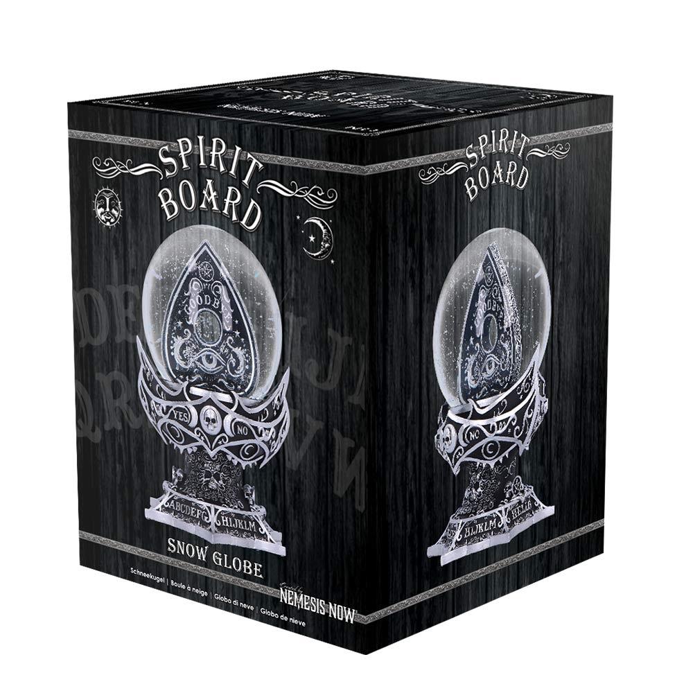 Gothic Spirit Board Snow Globe Occult Ouija Crystal Dome Witchcraft Altar Decor