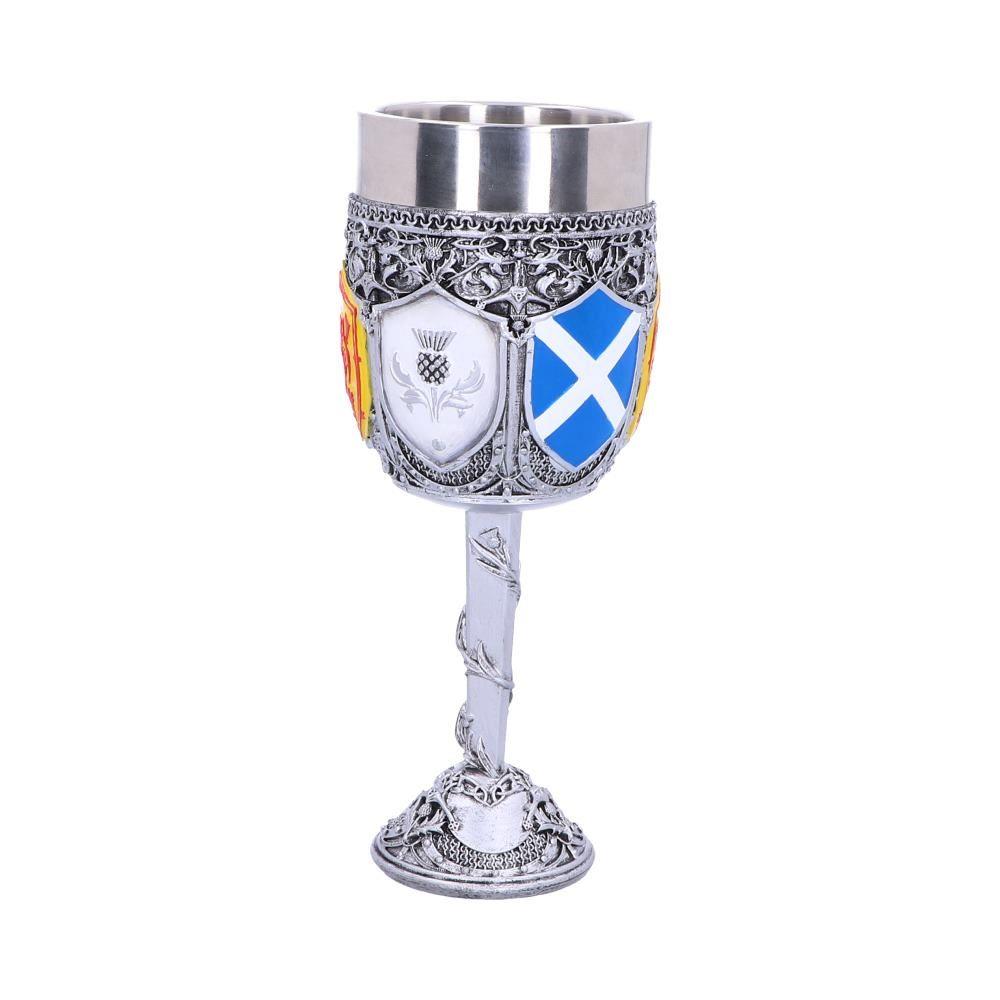 Goblet of The Brave Scottish Shield Chalice Knight Fantasy Ornament Ideal Gift