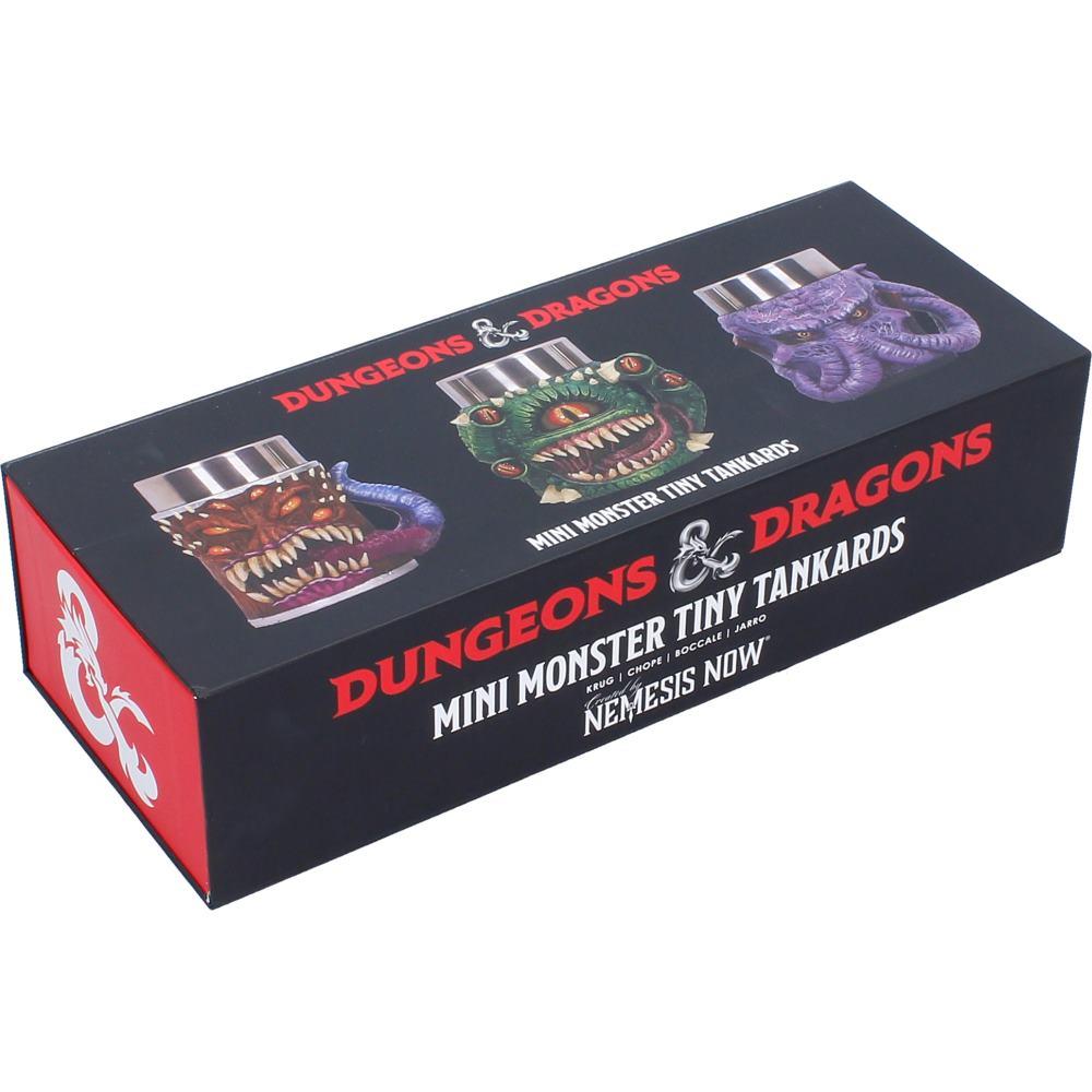 Dungeons & Dragons Mini Monster Tankards Set Mimic Spectator Flayer Collectible