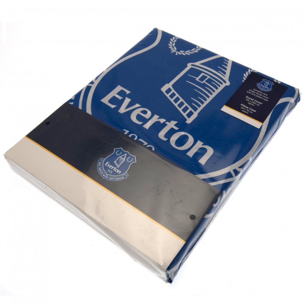 Everton FC Reversible Duvet Cover & Pillowcase Official Football Club Bedding Set