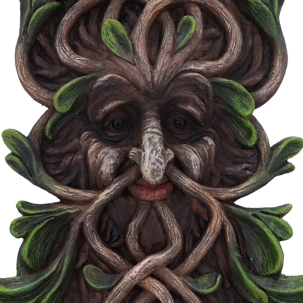 Mystical Forest Green Man Guardian Tree Spirit Wall Plaque Wiccan Pagan Art