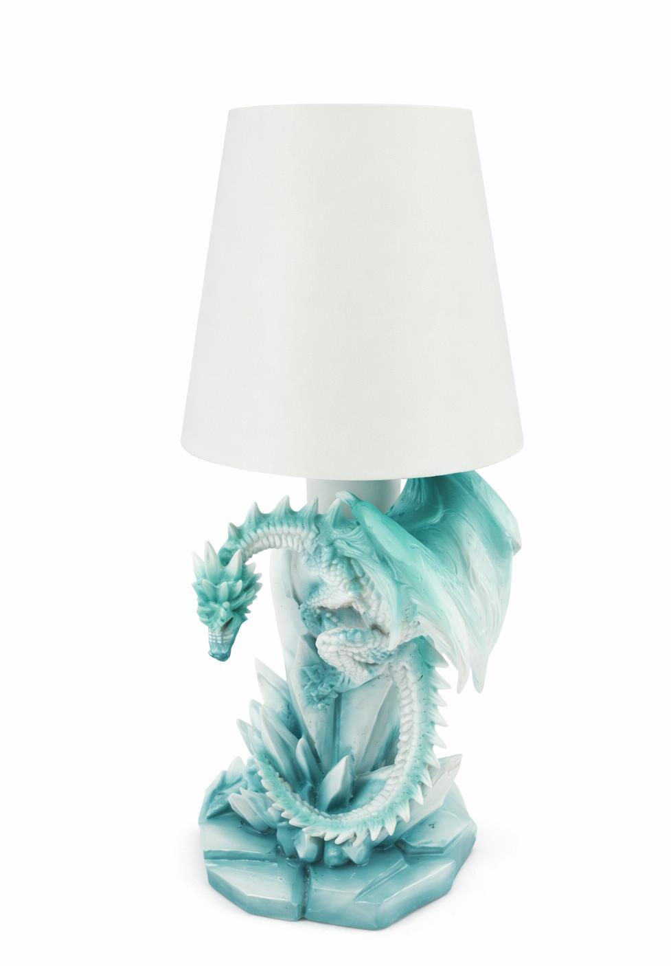 Ice Dragon LED Table Lamp USB Fantasy Night Light Bedroom Desk Decor Gift