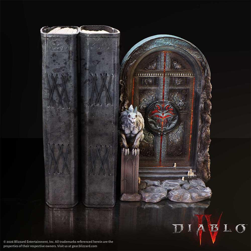 Diablo 4 Hells Gate Bookend Official Licensed Gaming Merchandise Fantasy Gift