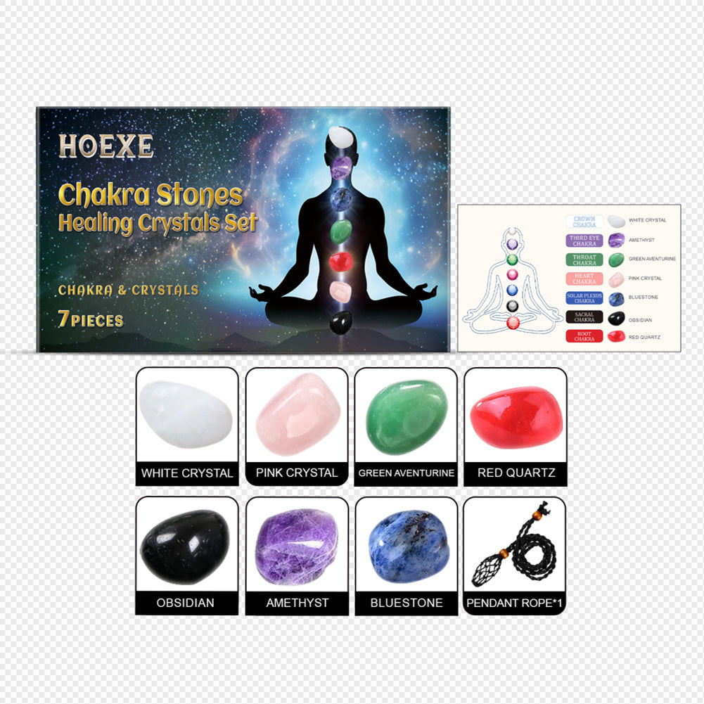 The Crystal Healing Stone Set Dispels Bad Moods