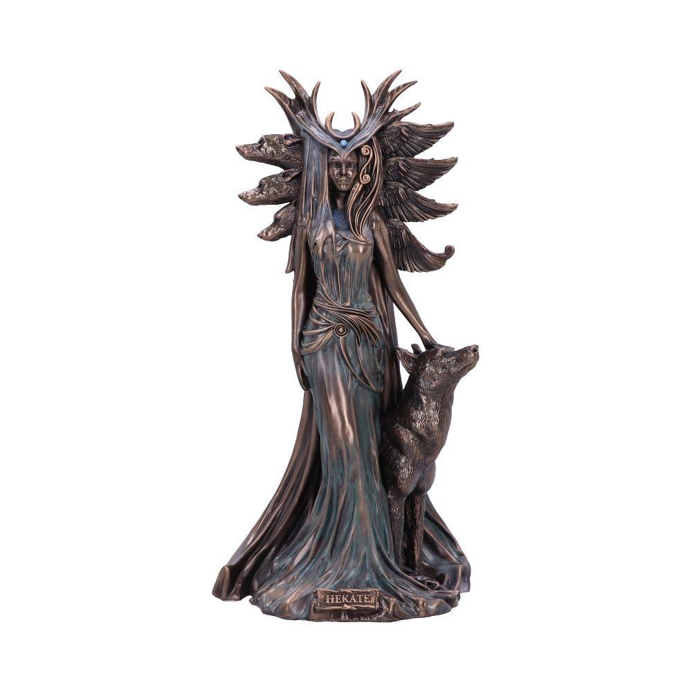 Hekate Goddess Statue Greek Mythology Figurine Triple Moon Deity Pagan Wiccan Ornament
