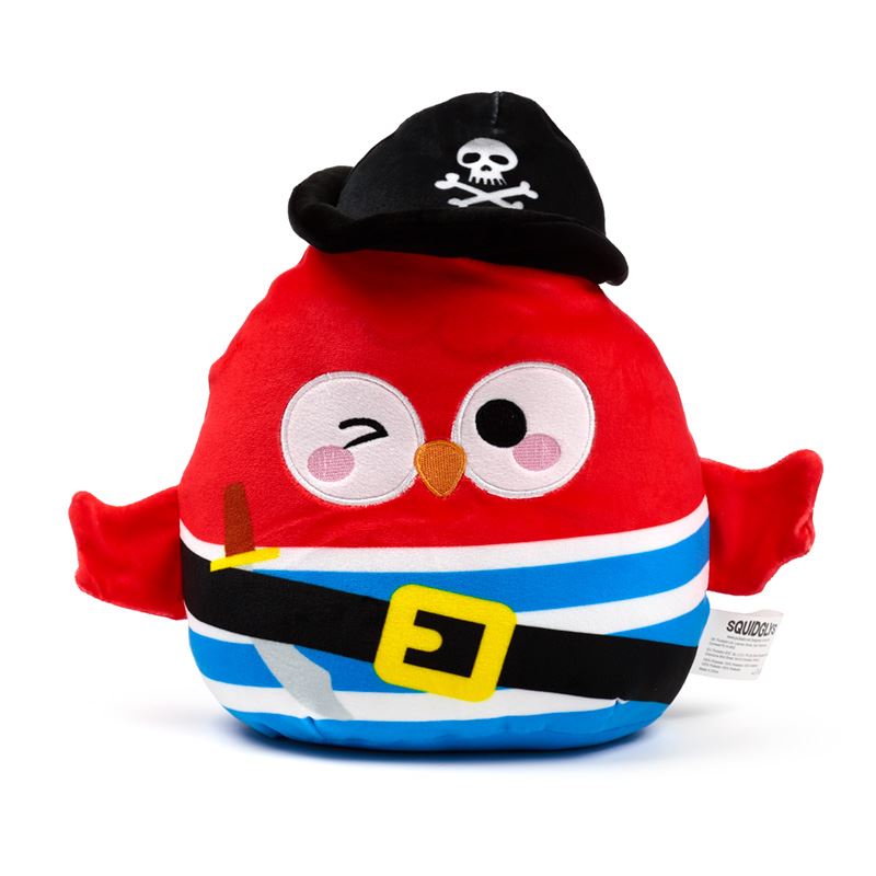 Jolly Roger Pirate Plush Squidglys Soft Toy Adorable Kids Collectible Cute Plushie Gift