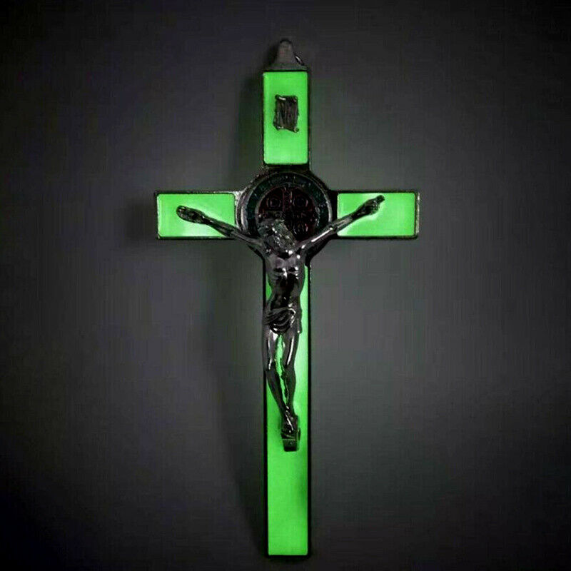 Jesus Icon Colored Benedict Luminous Cross