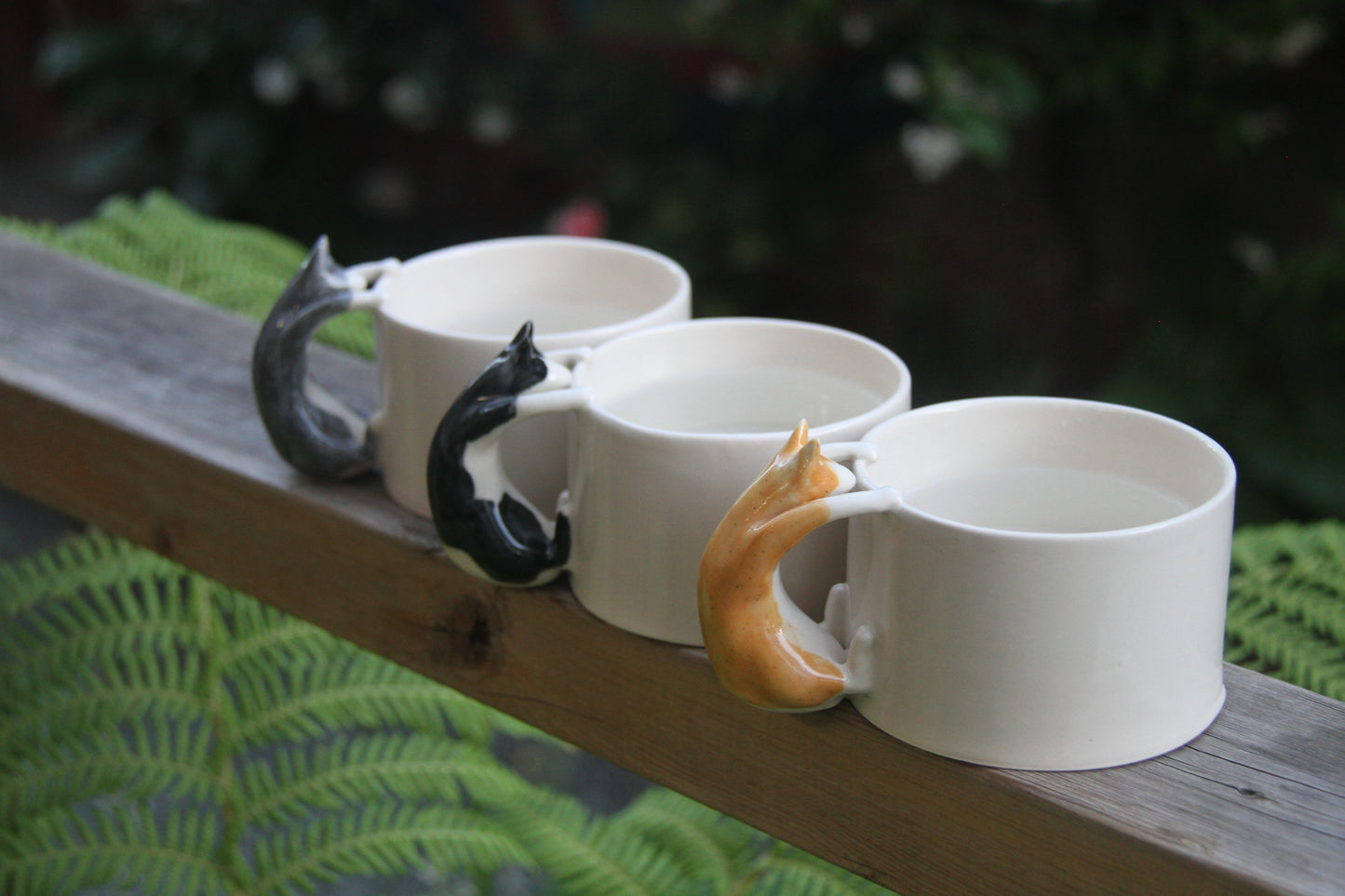 Cat cup (Grey Blue)