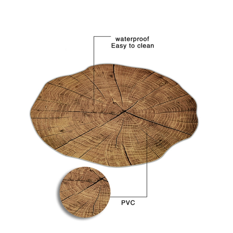 2 PCS Wood Placement Table Mats Tableware Pad Lotus Shape Tea Cup Bowl Decoration, Table Mats 1