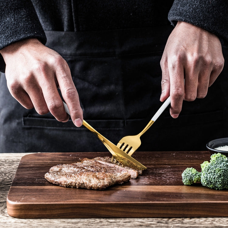 4pcs /Pack Stainless Steel Glossy Mirror Flatware Gift Set, With Tea Spoon (Silver), With Tea Spoon (Titanium), With Tea Spoon (Black Golden), With Chopsticks (Silver), With Chopsticks (Titanium), With Chopsticks (Black Golden)