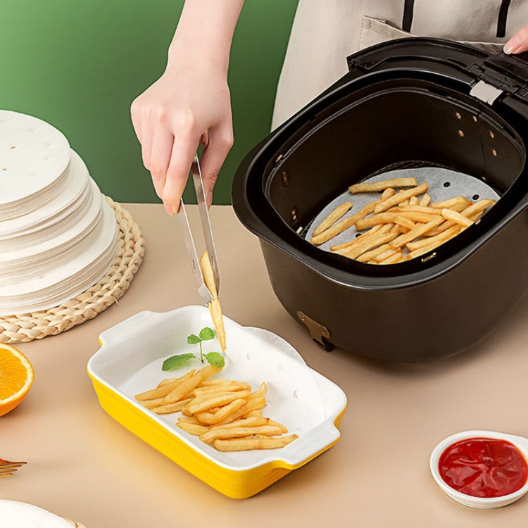 100pcs /Pack Steamer Paper Non-Stick Disposable Grease-Proof Paper Round Air Fryer Pad, 6 Inches (15.2cm), 7 Inches (17.78cm), 8 Inches (20.3cm), 9 Inches (22.86cm)