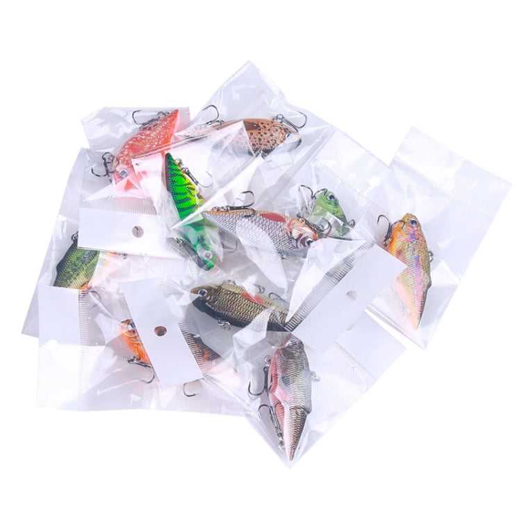 10colors /Set HENGJIA VI101 Painted VIB Dummy Lure Lua Submerged Baits