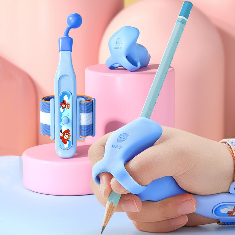 Maotaizi M8125 Cartoon Student Anti-wrist Hook Pen Holding Corrector Set Writing Posture Fixer