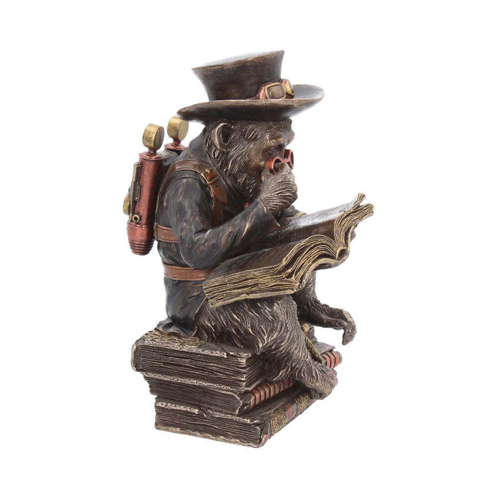 Steampunk Chimp Scholar Figurine Victorian Monkey Ornament Retro Science