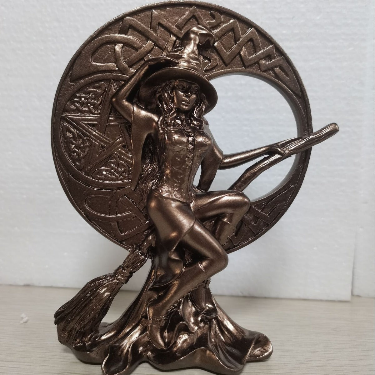 European Resin Home Witch Ornaments