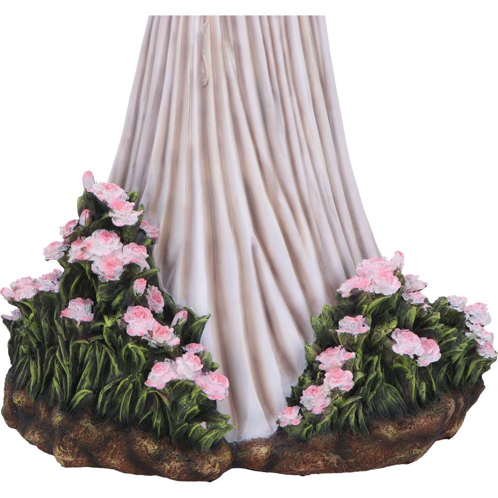 Mystical Woodland Fantasy Forest Fairy Sculpture Floral Figurine Gothic Wings Art