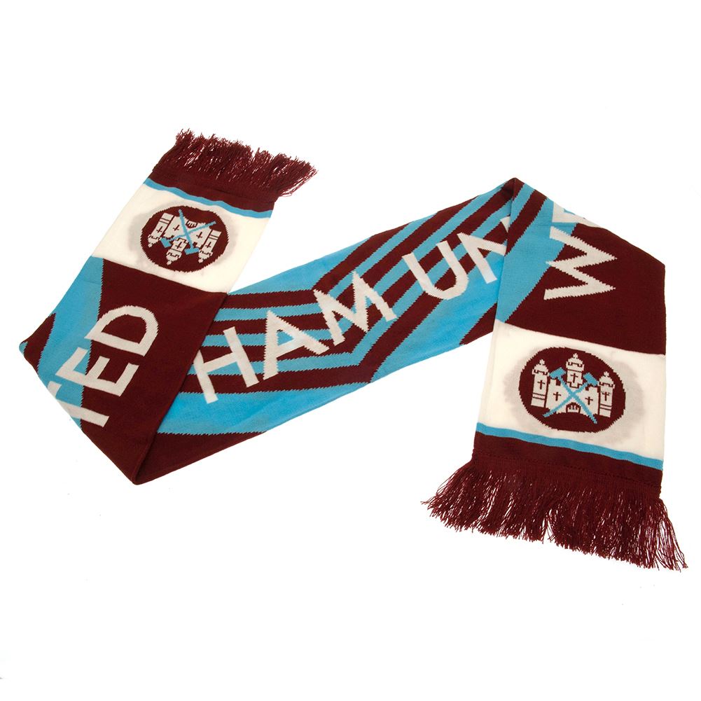 West Ham United FC Retro 1976 Scarf Official Licensed Football Club Merch Fashion Fan Gift