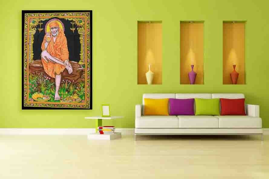 Indian Wall Art - Sai Baba