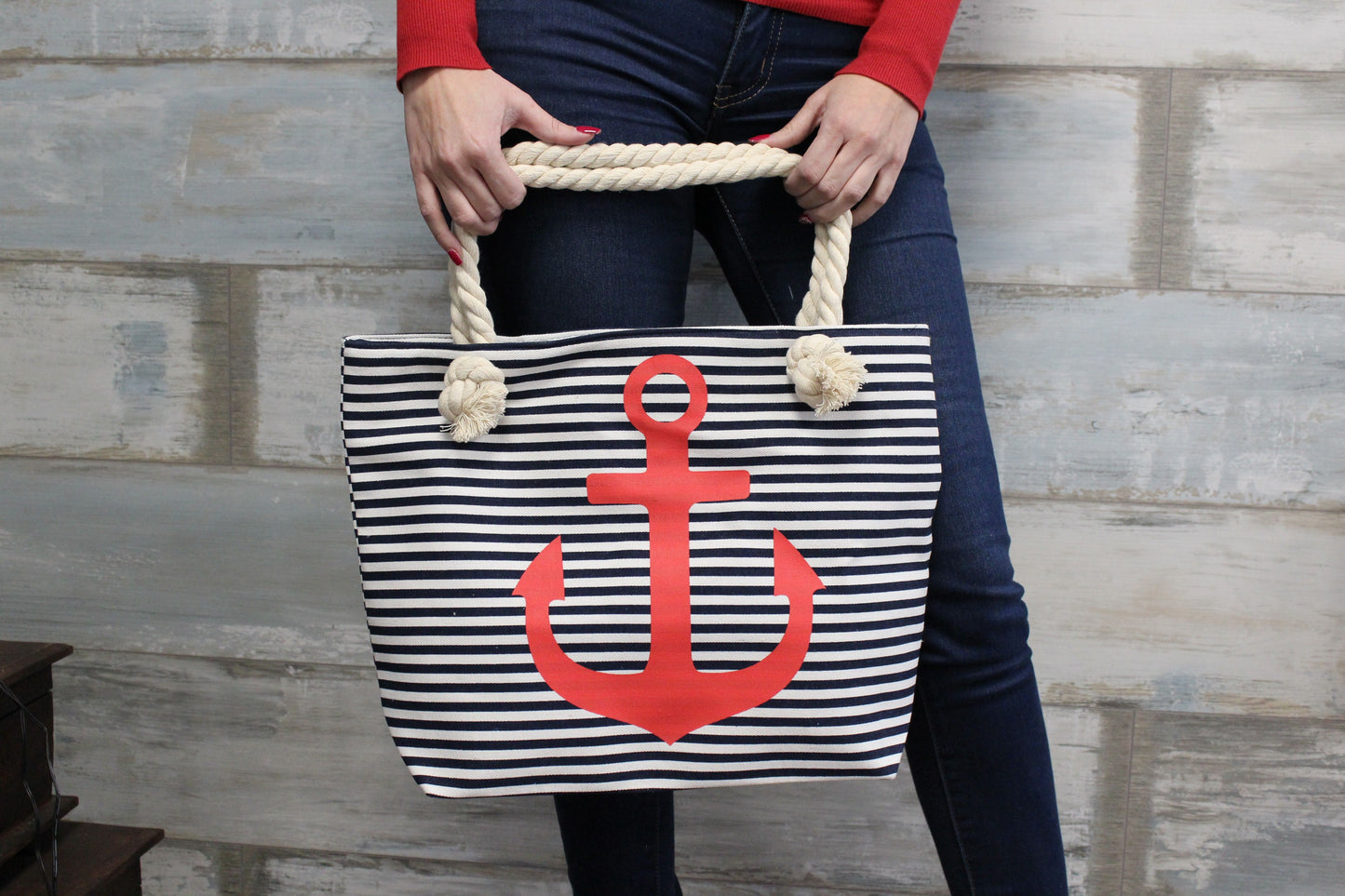 Rope Handle Bag - Bali Tan & Tones