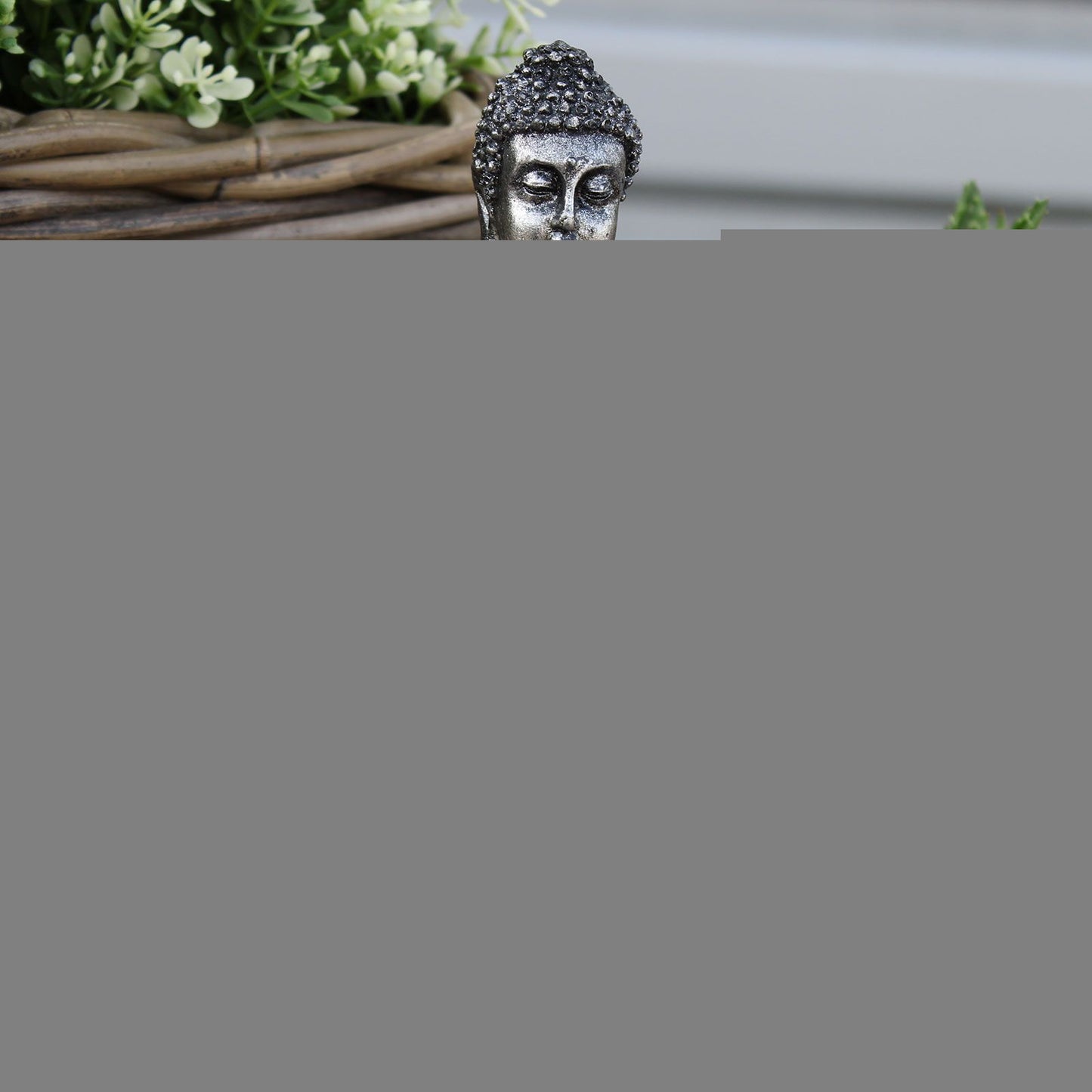 Buddha Candle Holder - White - Medium