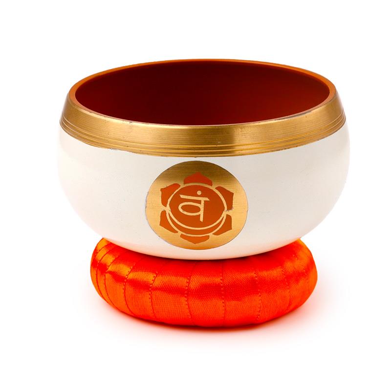 Chakra Healing Singing Bowl – Orange Sound Bowl for Meditation & Relaxation