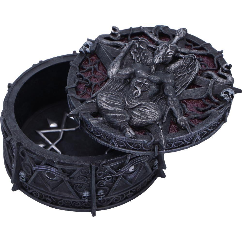 Nemesis Now Gothic Baphomet Box | Wiccan Pagan Altar Decor New & Boxed 11cm