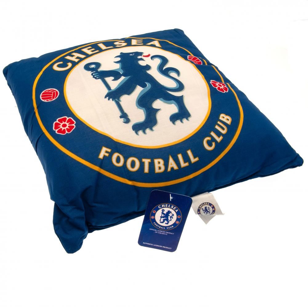 Chelsea FC Cushion Supporter Memorabilia Pillow Club Logo Gift Idea for Fans