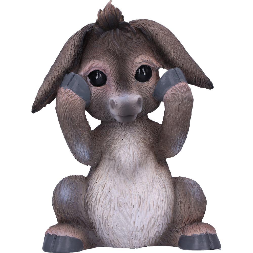 Farm Animal Wisdom Figurines Three Wise Donkeys Ornament Easter Statue Gift