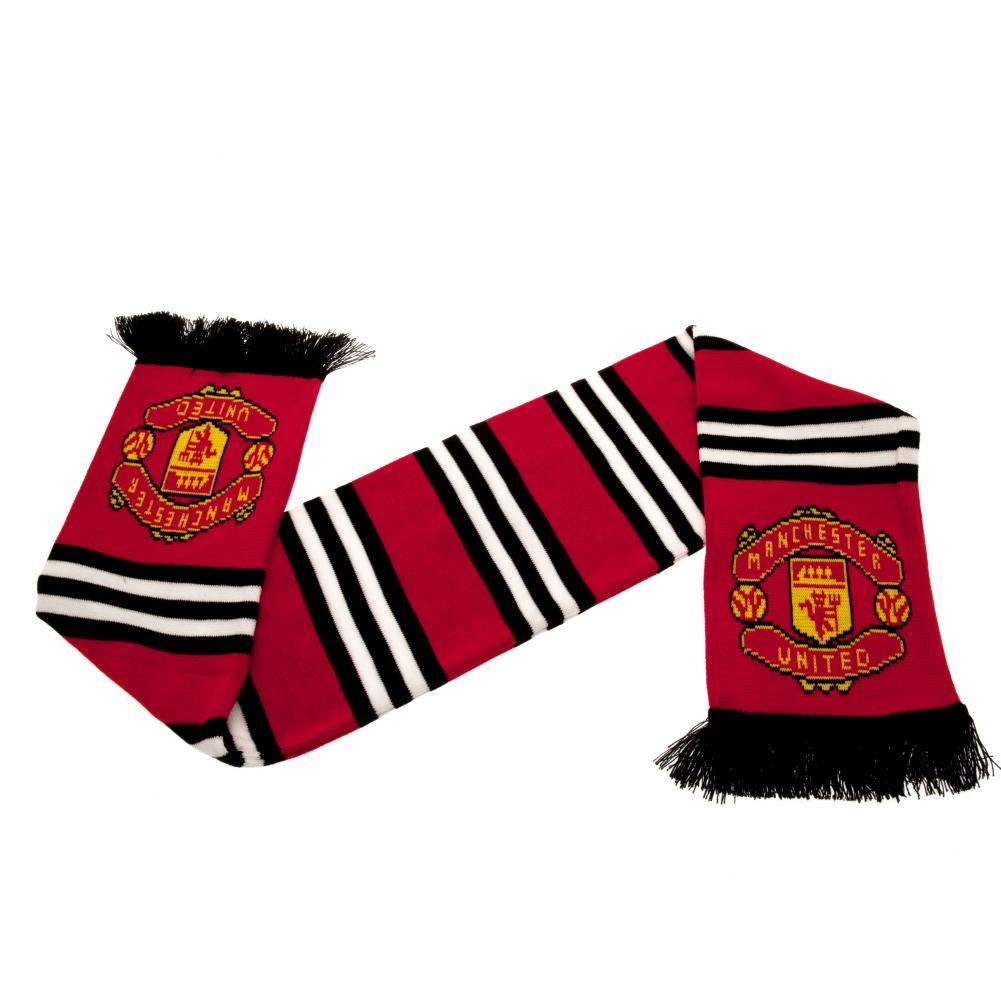 Manchester United FC Bar Scarf Official Licensed Football Club Merch Fan Gift